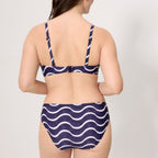 Conjunto de bikini reductor copa d, wave de ysabel mora.