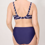 Ysabel Mora Wave underwired minimizing bikini top, F-cup.