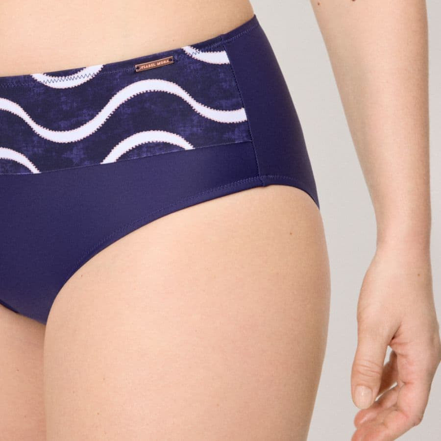 Ysabel Mora Wave underwired minimizing bikini top, F-cup.