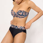 Conjunto bikini bandeau copa C y D, beach de ysabel mora.