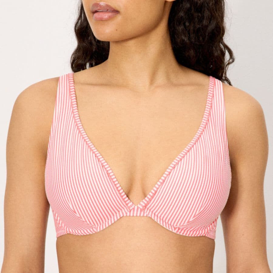 Conjunto de bikini reductor copa c, boat de ysabel mora.