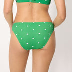 Conjunto bikini sin tirantes copa B y C, lime de ysabel mora.