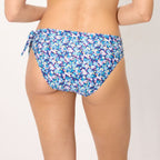 Conjunto bikini bandeau copa b, flowers de ysabel mora.