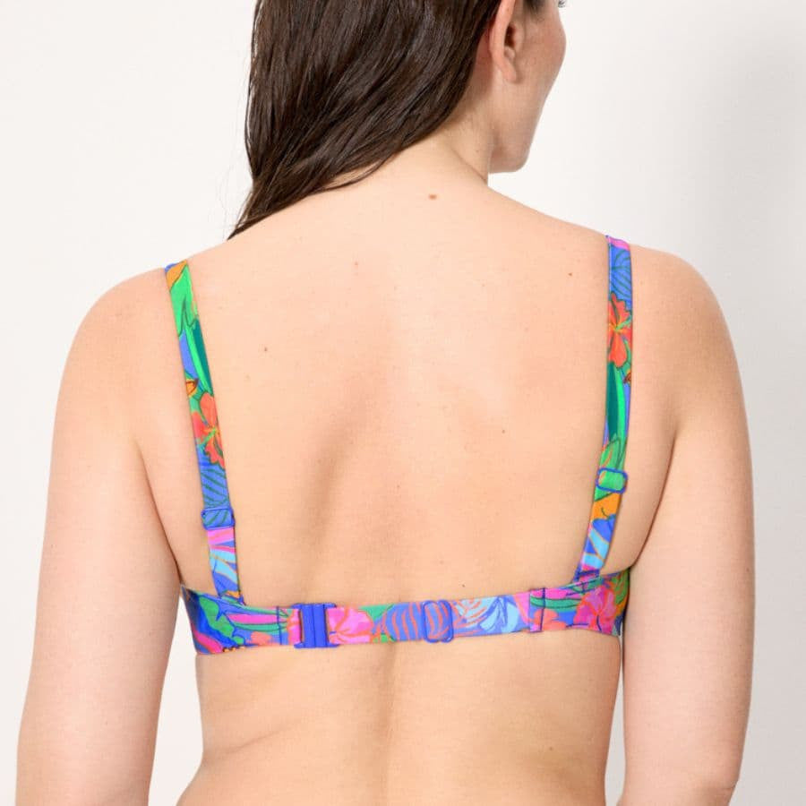Conjunto bikini reductor copa c y d, palms de ysabel mora.