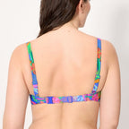 Conjunto bikini reductor copa c y d, palms de ysabel mora.