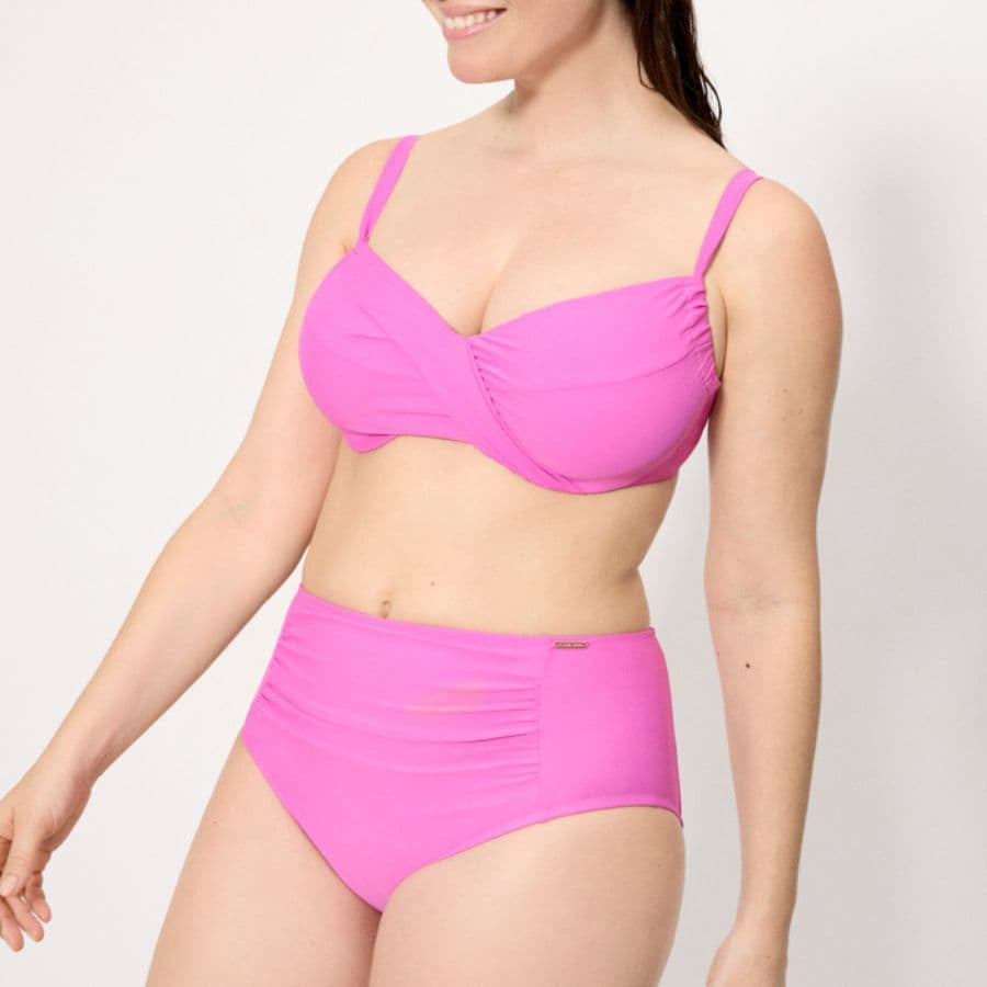 Conjunto bikini reductor copa d, palms de ysabel mora.