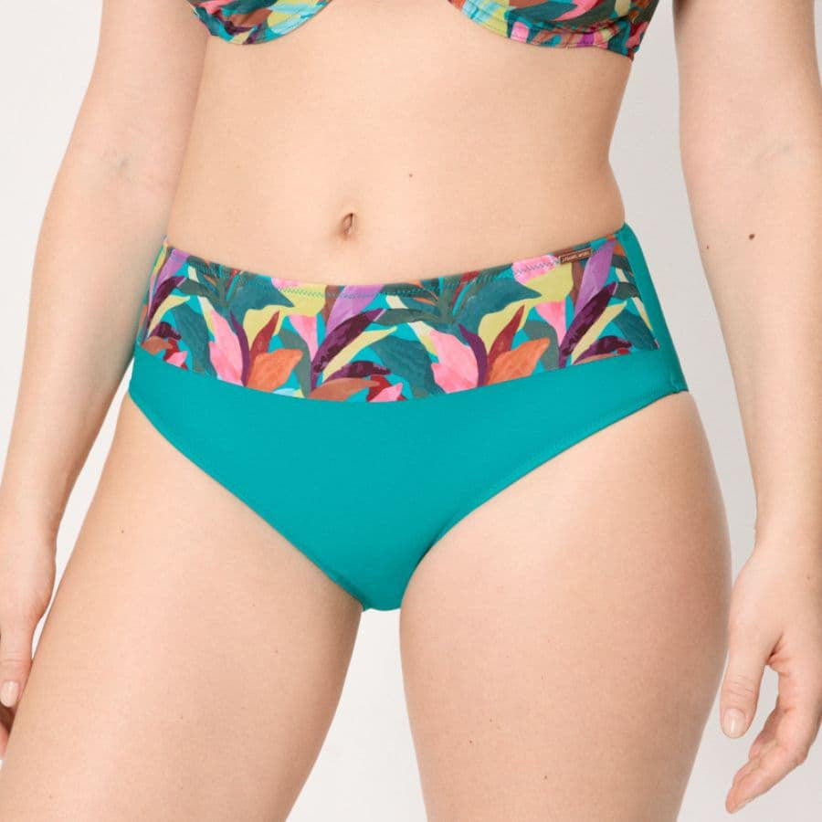 Conjunto bikini reductor copa d y e, turquoise de ysabel mora.
