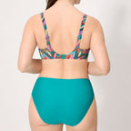 Conjunto bikini reductor copa d y e, turquoise de ysabel mora.