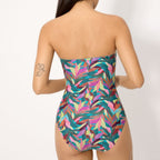 Ysabel Mora Turquoise Strapless Slimming Swimsuit B-Cup.