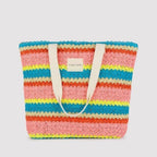 Bolso de playa con cremallera, turquoise de ysabel mora.