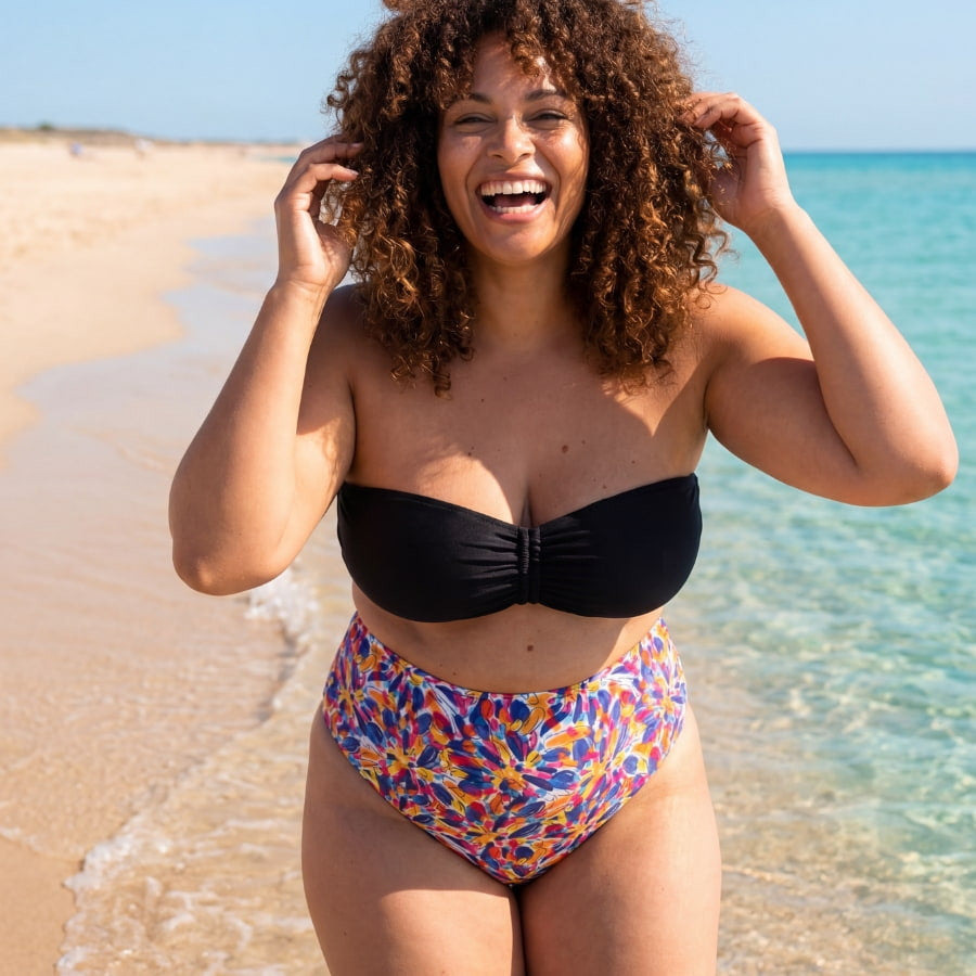 Copa bikini bandeau, singular swim.