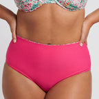Braga bikini moldeadora talle alto y reversible, singular swim.