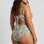 Braga bikini moldeadora talle alto y reversible, singular swim.