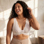 bralette reductor encaje, sin aros, sin relleno, frida, singular. especial copas grandes.