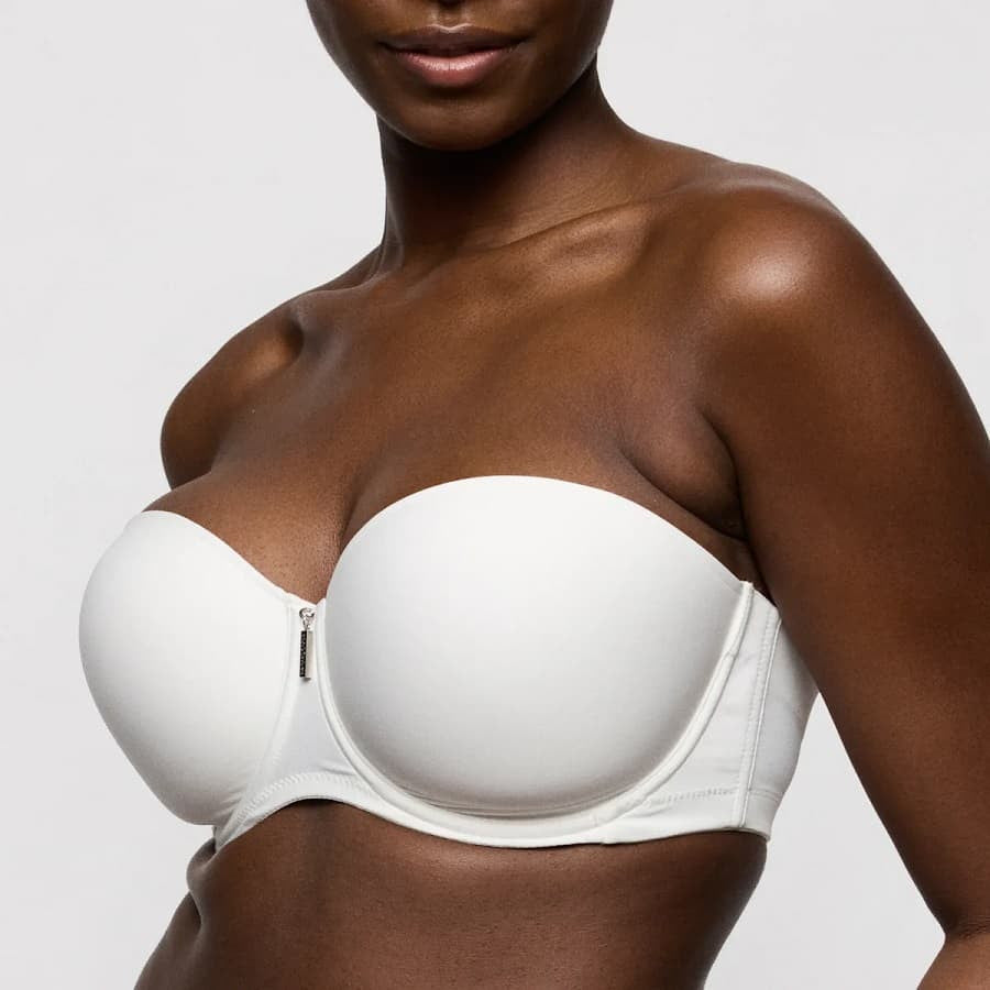 Strapless minimizer bra, Twixie by Primadonna Twist.