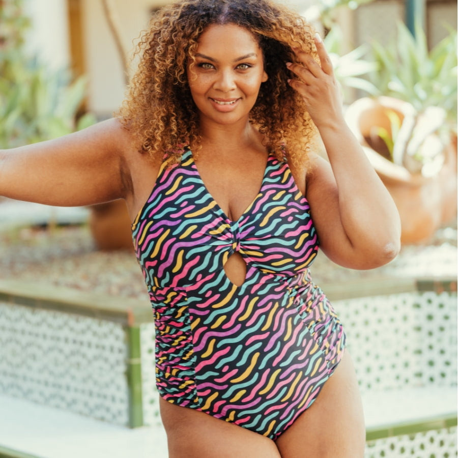 Bañador corrector figura estampado de Singular Swim.