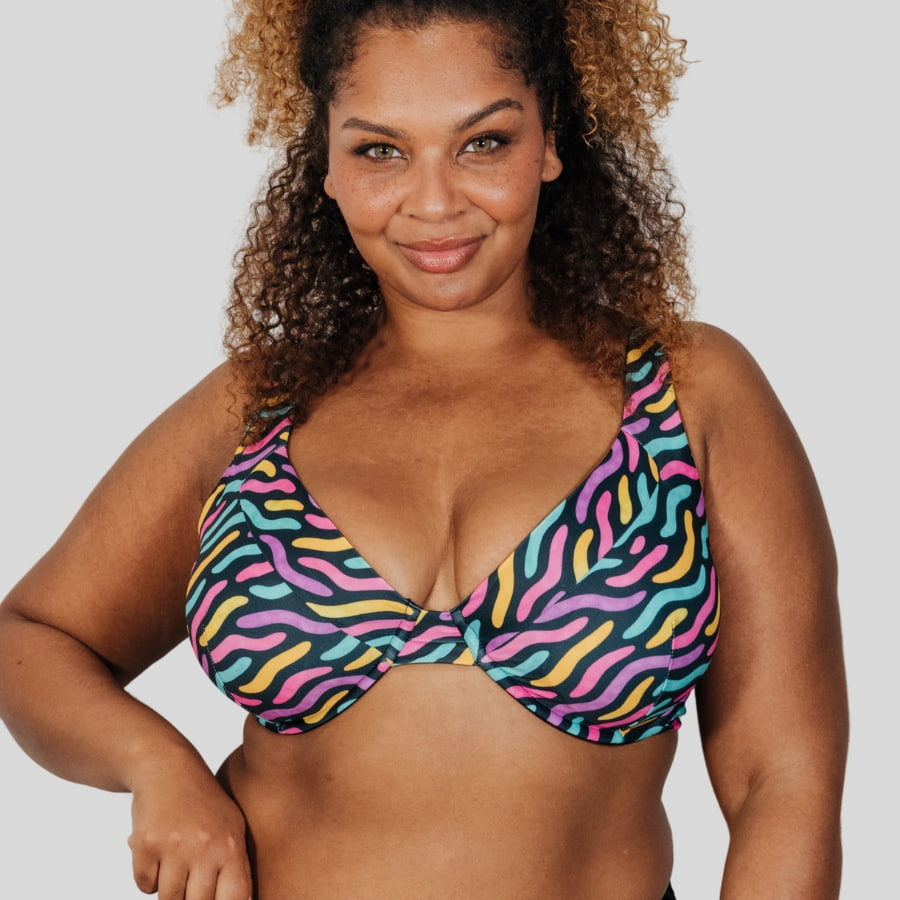 Copa bikini reductora estampada de singular swim.