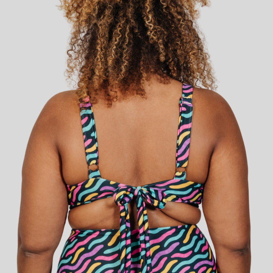 Copa bikini reductora estampada de singular swim.