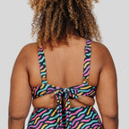 Copa bikini reductora estampada de singular swim.