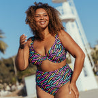Copa bikini reductora estampada de singular swim.