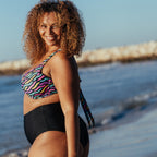 Copa bikini reductora estampada de singular swim.