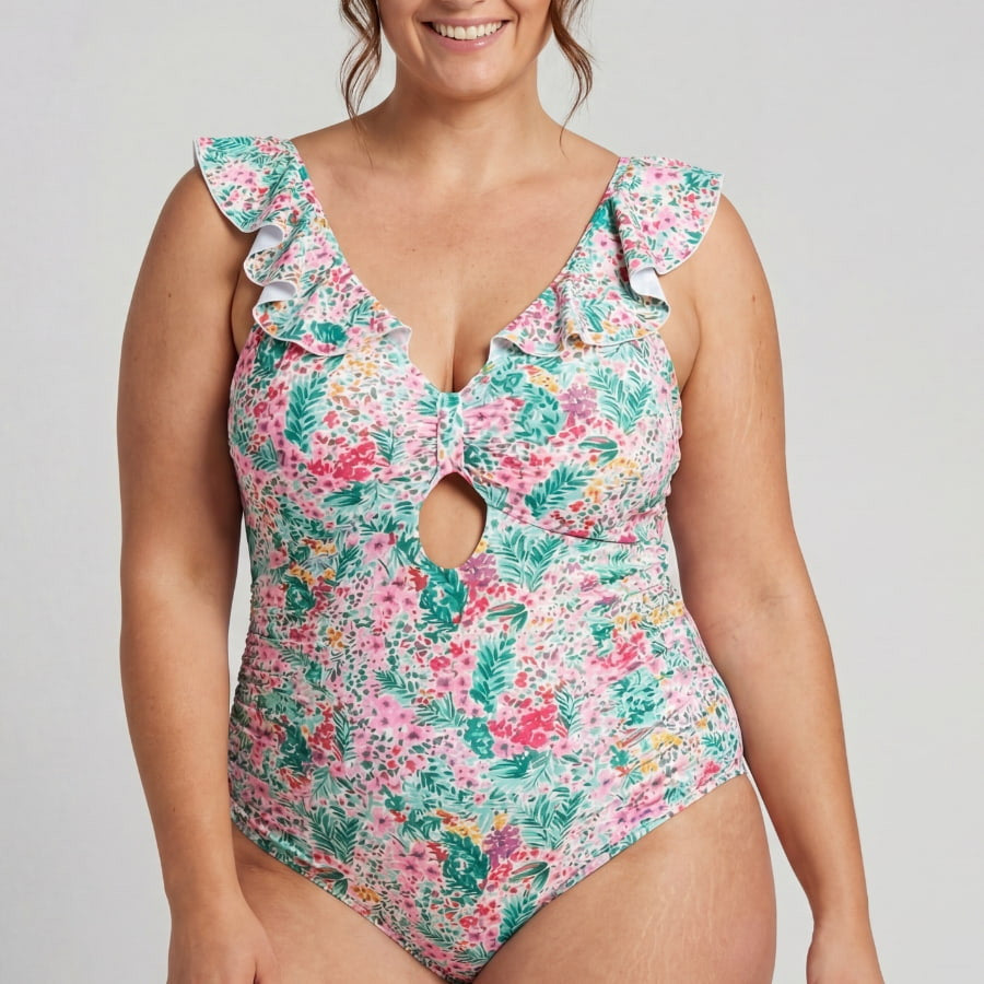 Bañador Volantes corrector figura, Singular Swim