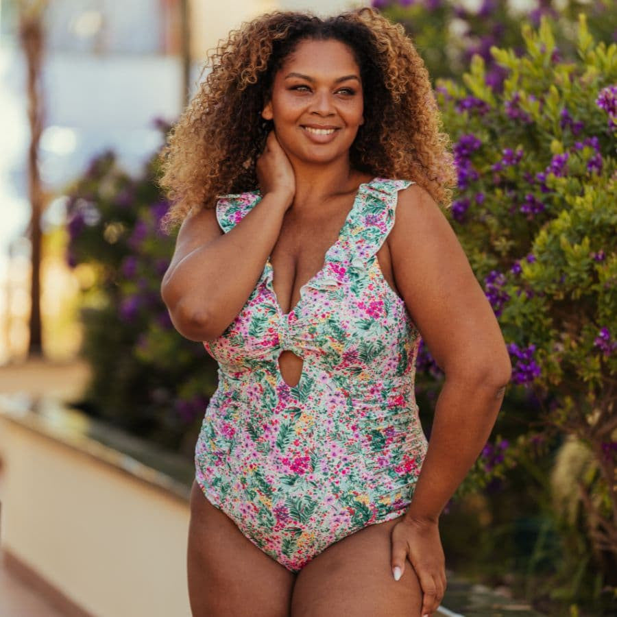 Bañador Volantes corrector figura, Singular Swim
