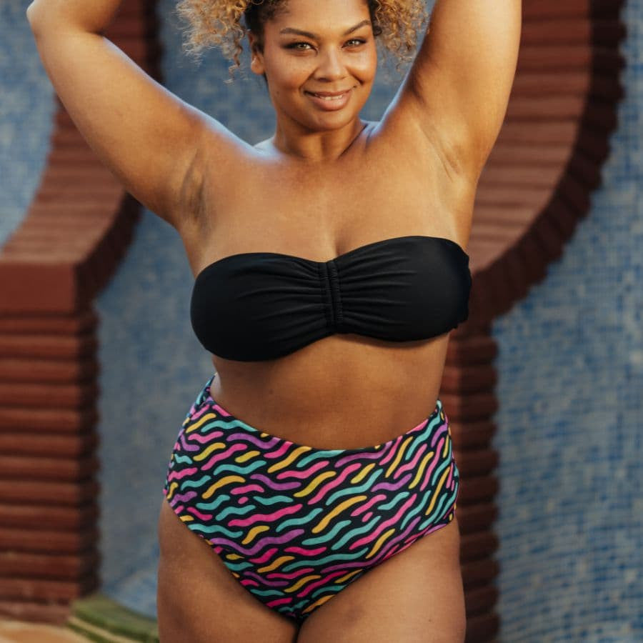 Copa bikini bandeau, singular swim.