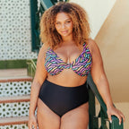 Braga bikini talle alto, efecto moldeador, singular swim.
