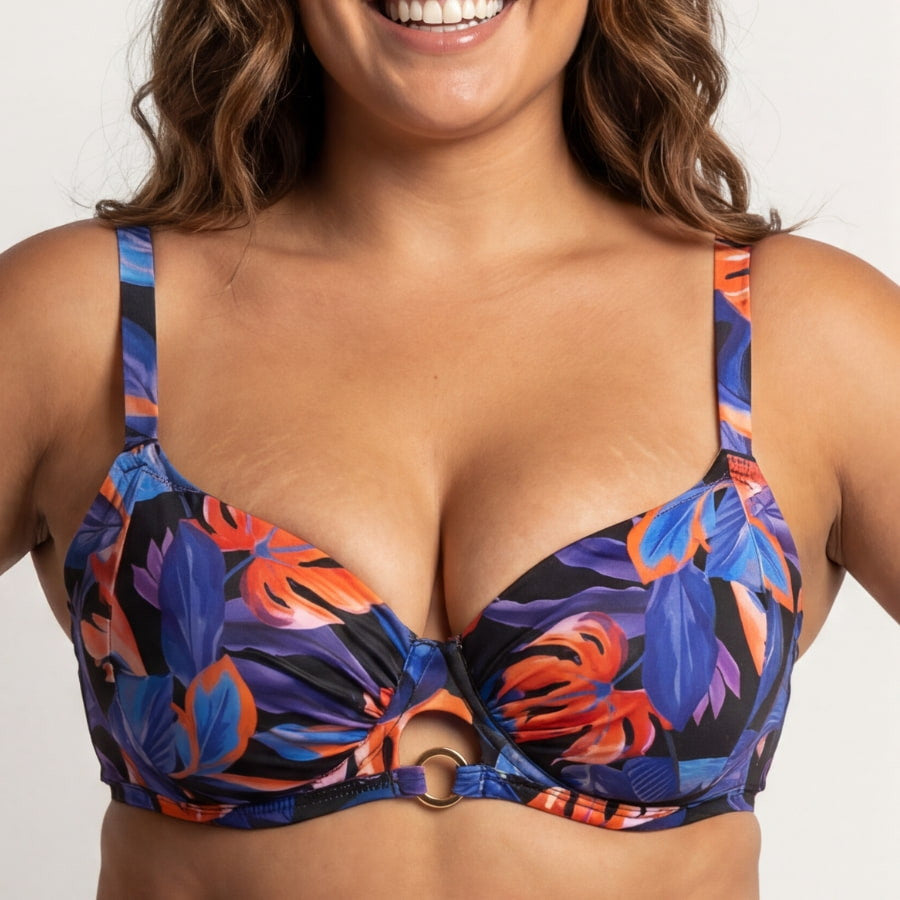 Copa bikini con aros y sin relleno, vybe de dorina.