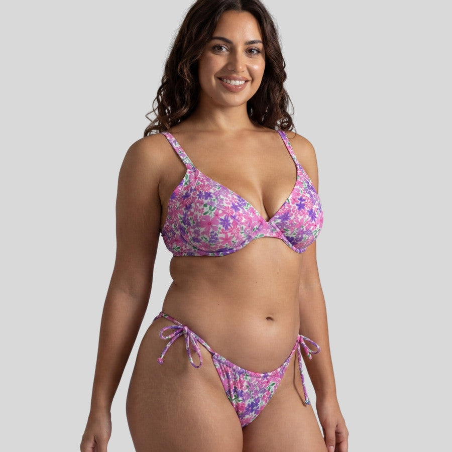 Copa bikini con aros y sin relleno, es paradis de dorina.
