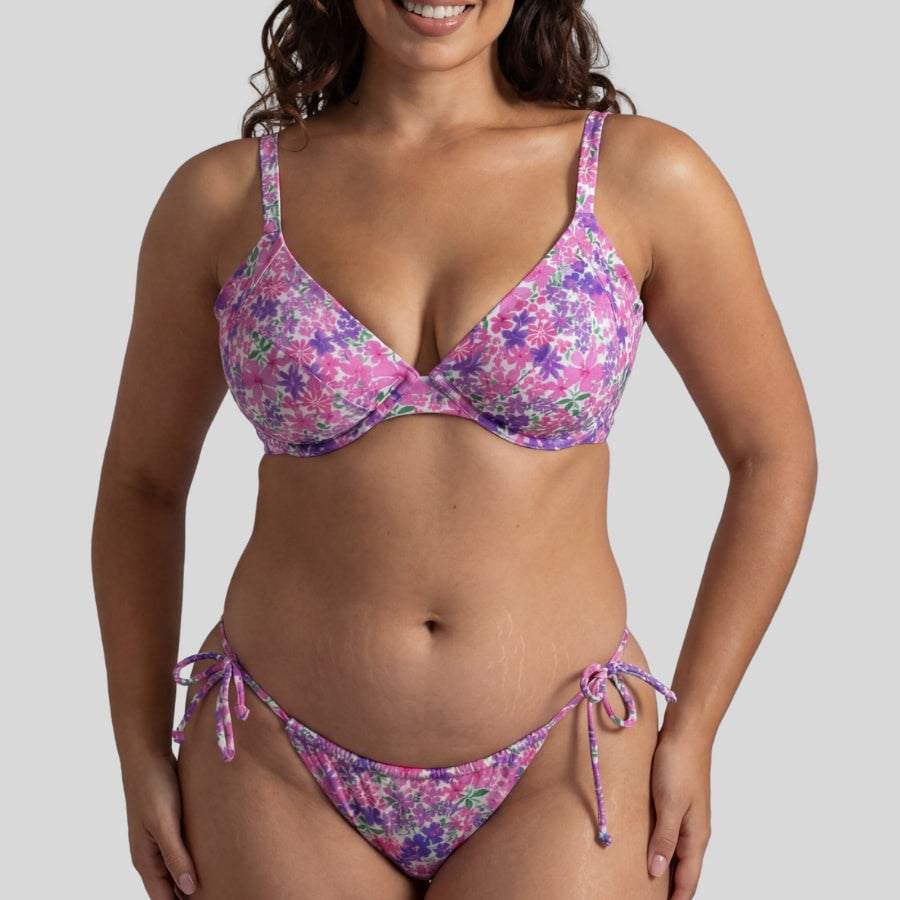 Copa bikini con aros y sin relleno, es paradis de dorina.