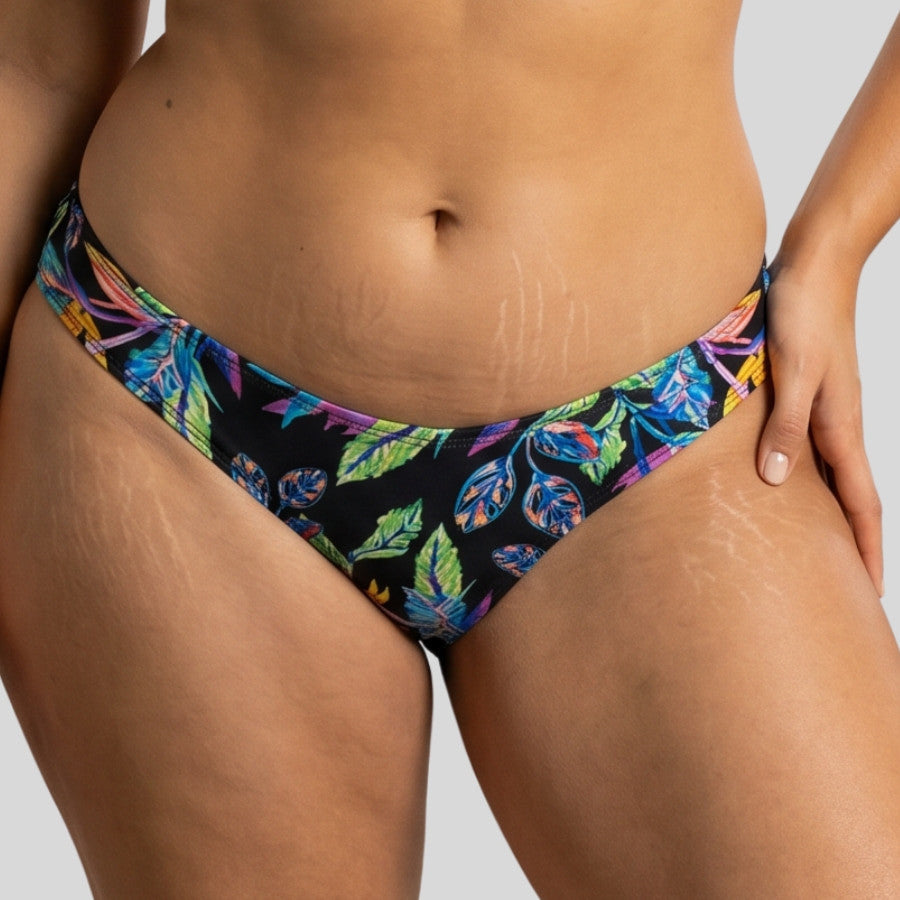 Braga bikini corte midi estampada, bayahibe de dorina.