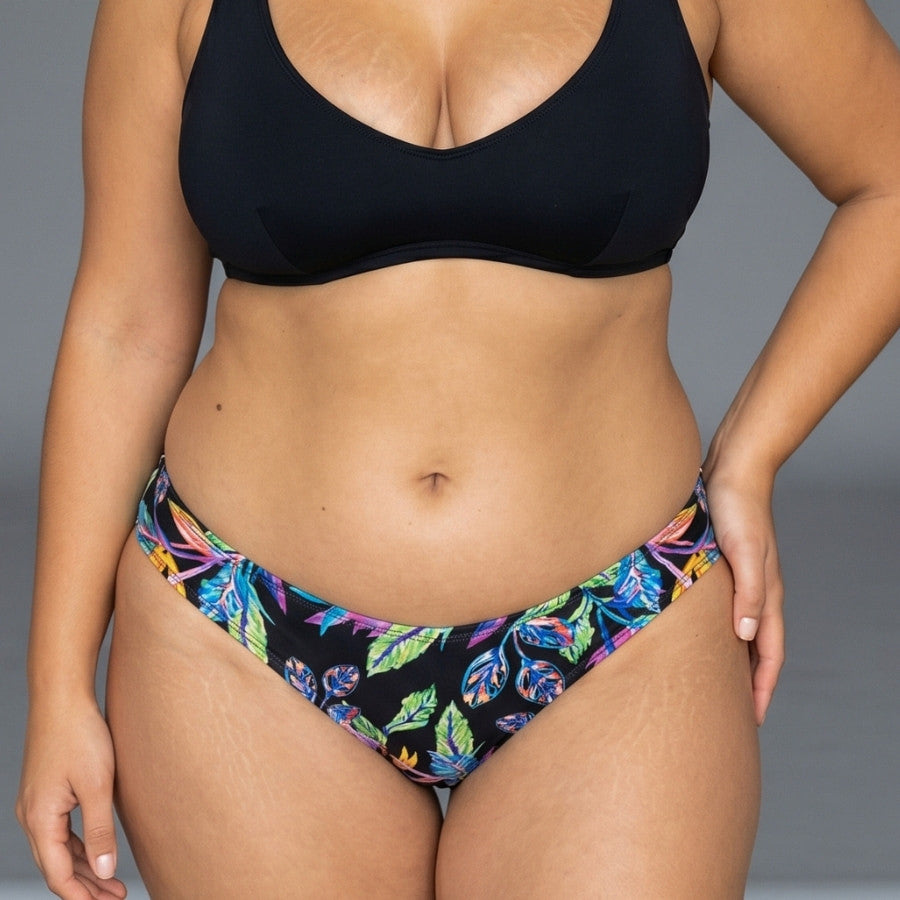 Braga bikini corte midi estampada, bayahibe de dorina.