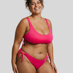 conjunto bikini tipo top sin aros, yadua de dorina.