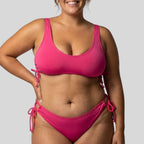 conjunto bikini tipo top sin aros, yadua de dorina.