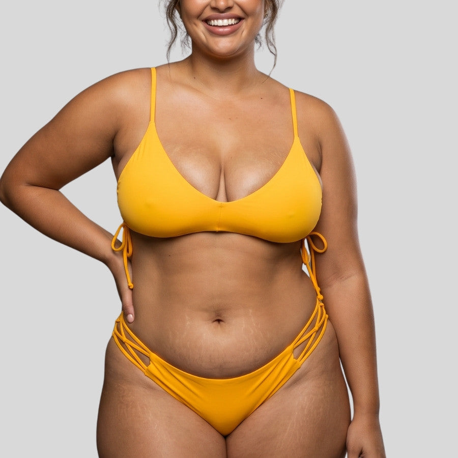 conjunto bikini sin aros y relleno, sibu de dorina.
