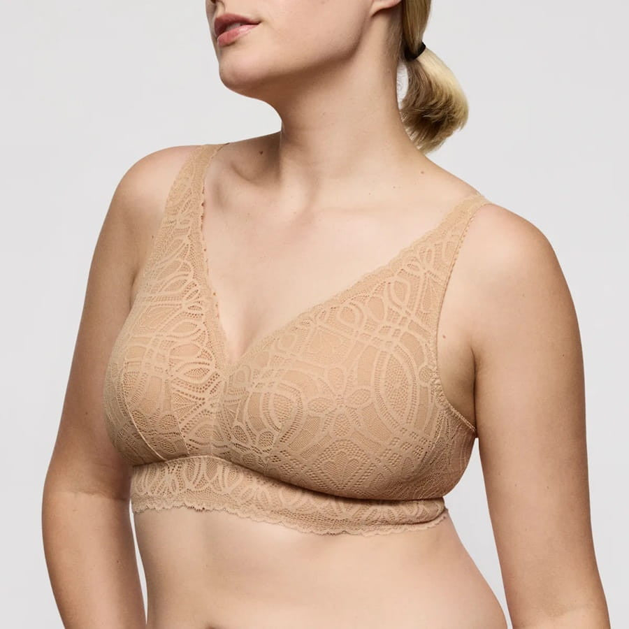 Bralette reductor encaje sin aros, salerno de primadonna.