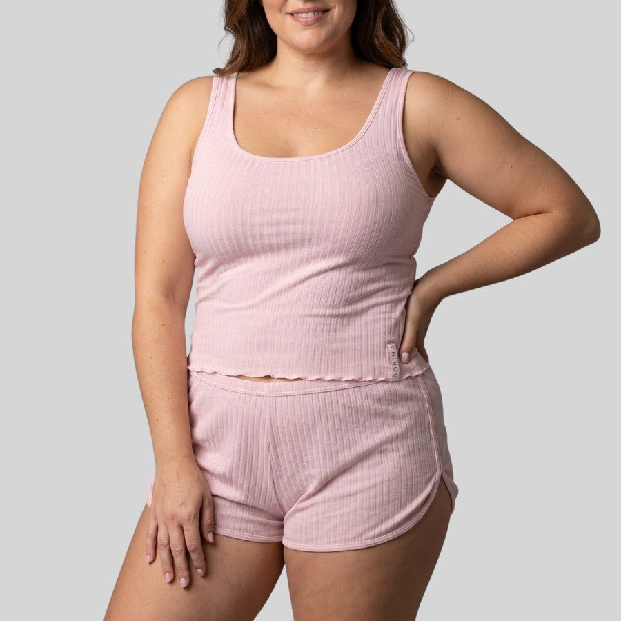 pijama de verano dos piezas canalé, melody de dorina.
