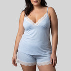 pijama de verano modal con encaje, frost de dorina.