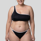 conjunto bikini tipo top, sin aro, bandol de dorina.