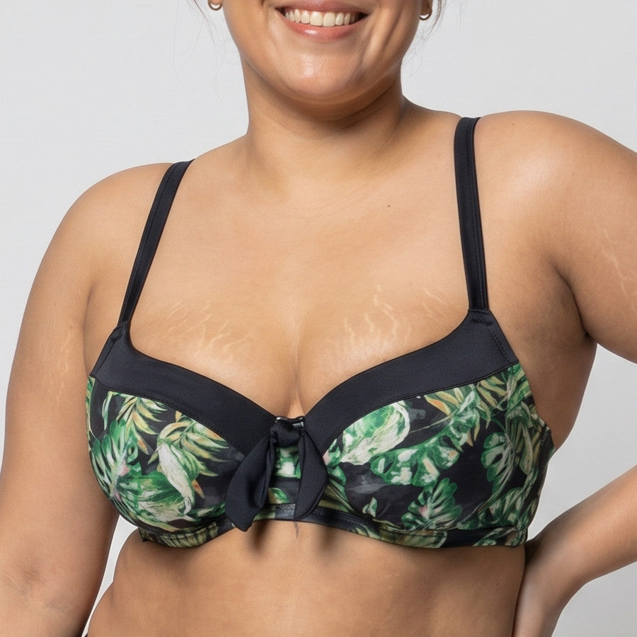 copa bikini capacidad estampado tropical, kano de dorina.