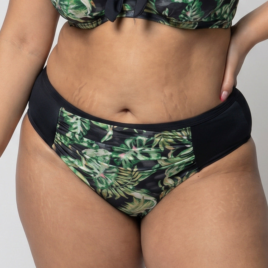 braga bikini talle alto estapado tropical, kano de dorina.