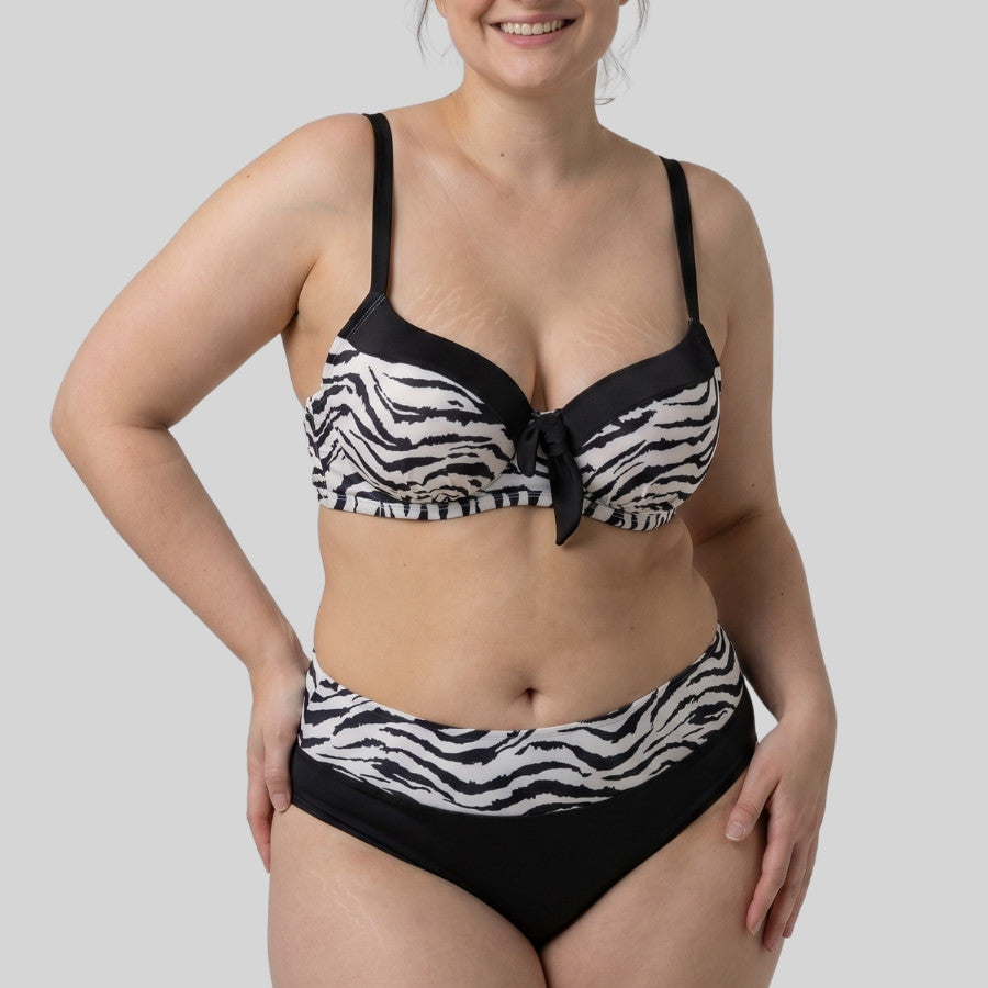 copa bikini capacidad animal print, burdine de dorina.