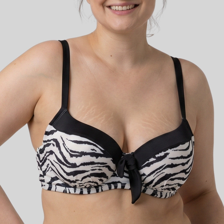 copa bikini capacidad animal print, burdine de dorina.