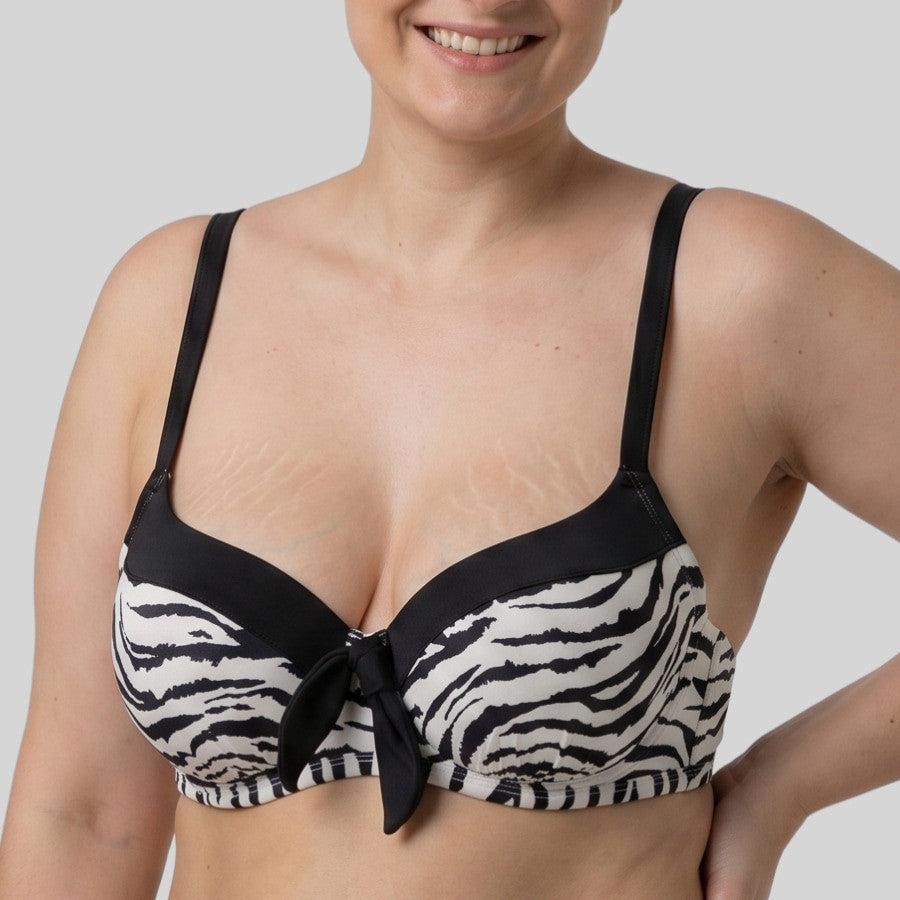 copa bikini capacidad animal print, burdine de dorina.