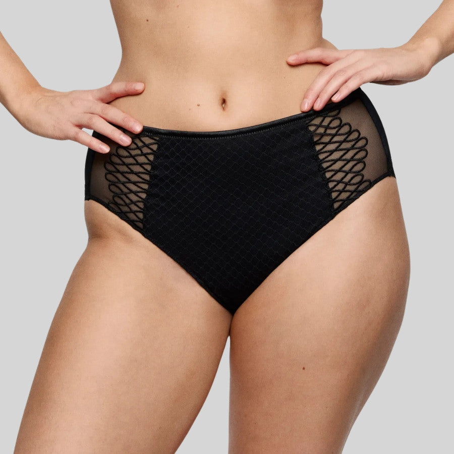 High-waist embroidered lace brief, Jokko by Primadonna.