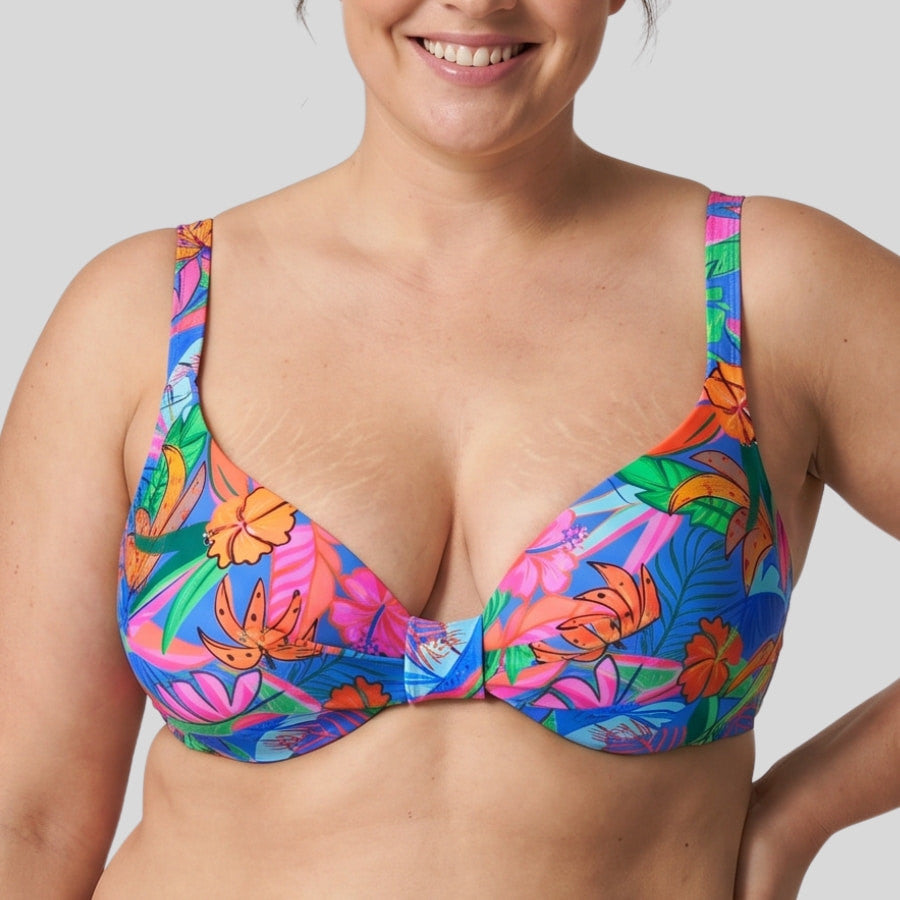 Conjunto bikini capacidad copa b, palms de ysabel mora.
