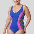 Bañador reductor figura copa b, palms de ysabel mora.