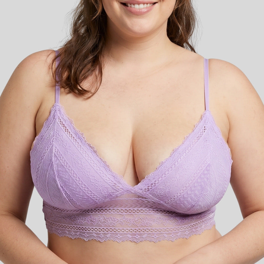 bralette encaje sin aros y relleno, caia de dorina.